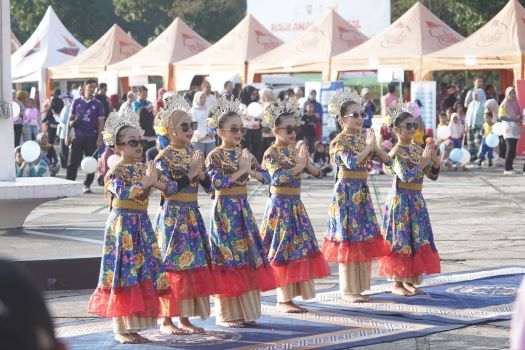 Peringati HAN 2026 Ratusan Anak Riau Tampilkan Atraksi Seni dan Budaya Melayu
